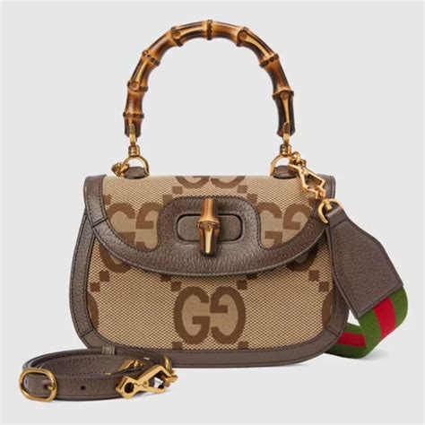 vestiare gucci vintage bamboo detail bag|gucci bamboo 1947 collection.